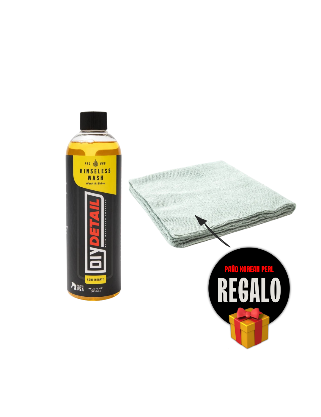 Rinseless Wash 473ml + Paño Korean Perl de REGALO!