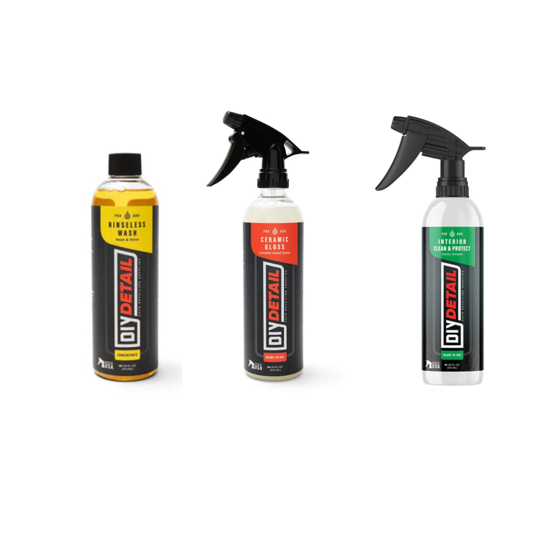 Pack Rinseless Wash + Ceramic Gloss + Interior Clean and Protect de REGALO