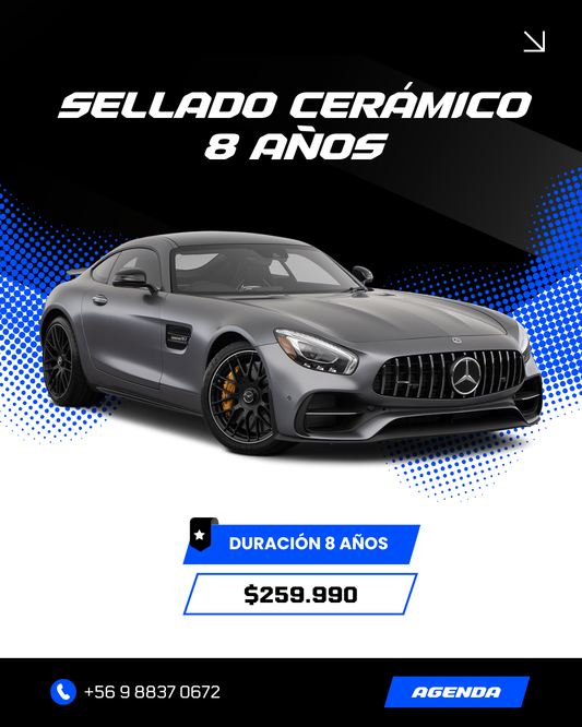 Sellado cerámico 8 años