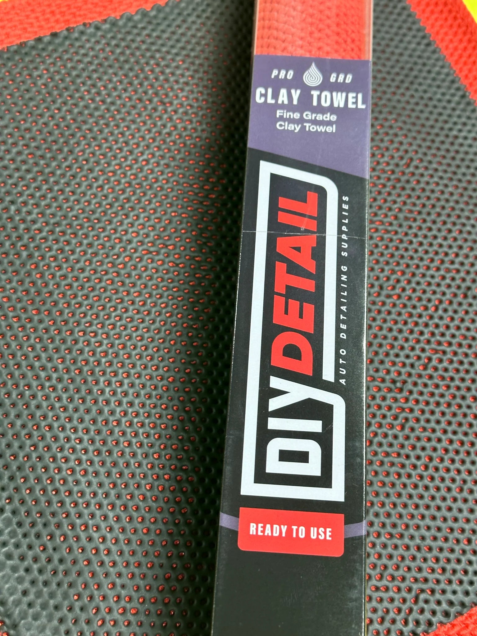 Toalla Descontaminante De Grado Fino Clay Towel DIY Detail 30x30 cm