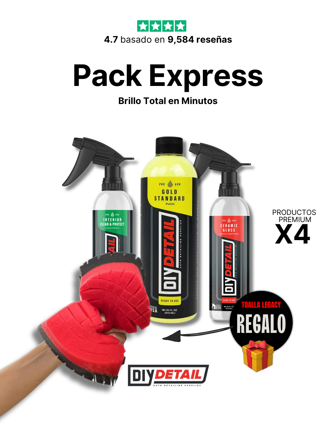 Pack Express + Toalla de Regalo + Envío Gratis