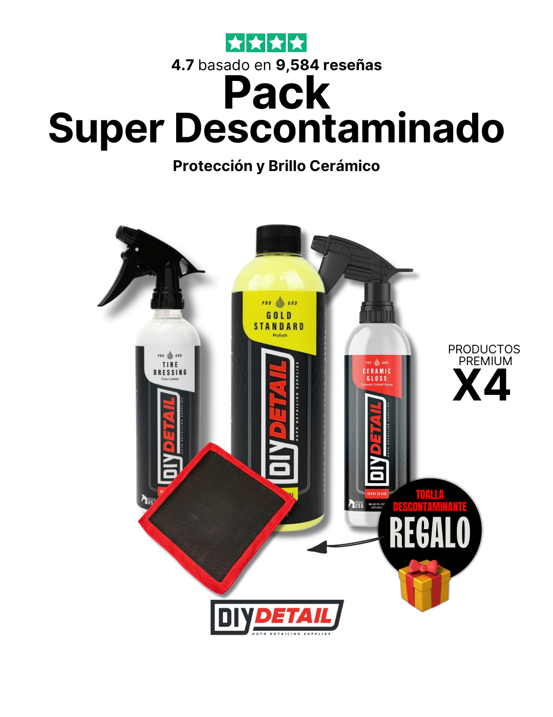 Pack Súper descontaminante + Toalla + Envío Gratis