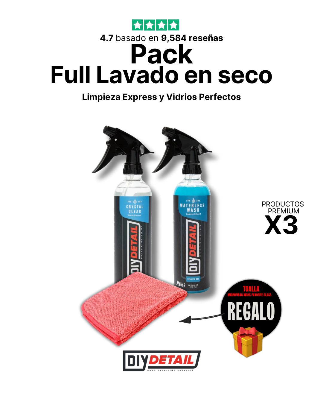 Pack Full Lavado en seco + Toalla de Regalo