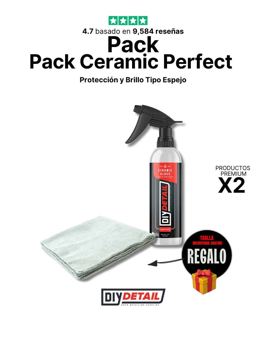 Pack Ceramic Perfect + Toalla de Regalo