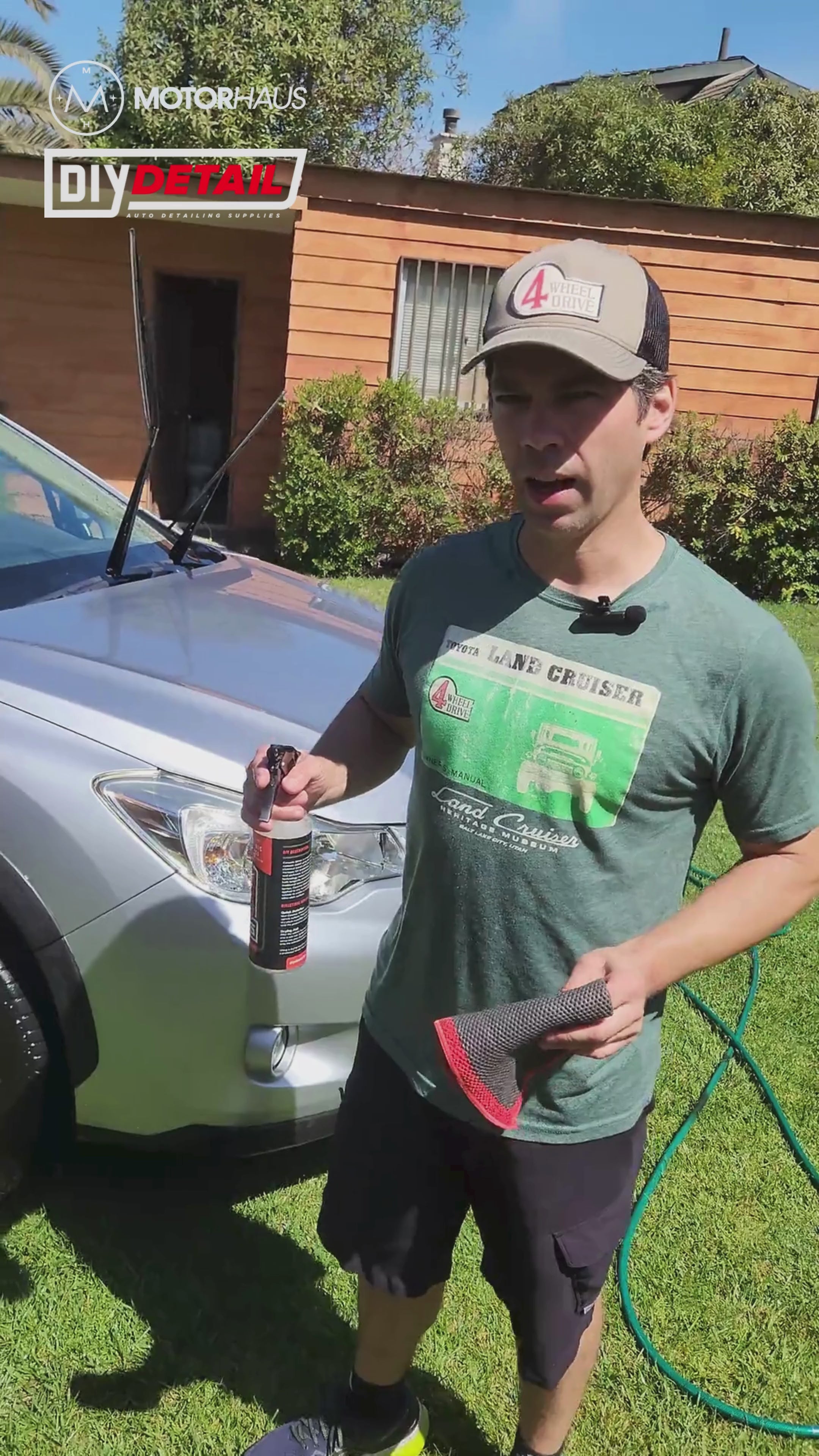 Toalla Descontaminante De Grado Fino Clay Towel DIY Detail 30x30 cm